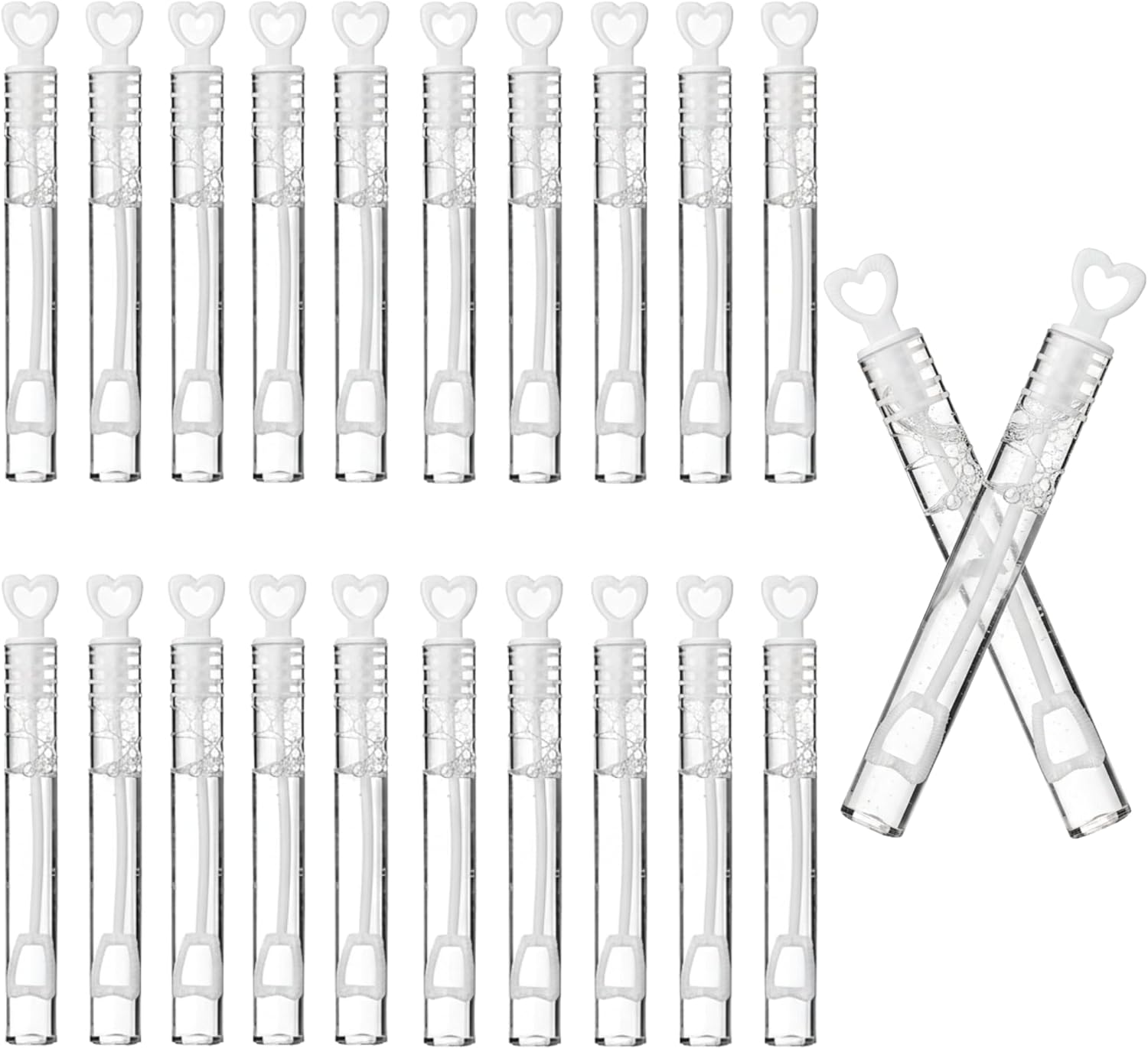 Heart-wand bubble tubes for party bags, from the Amazon listing